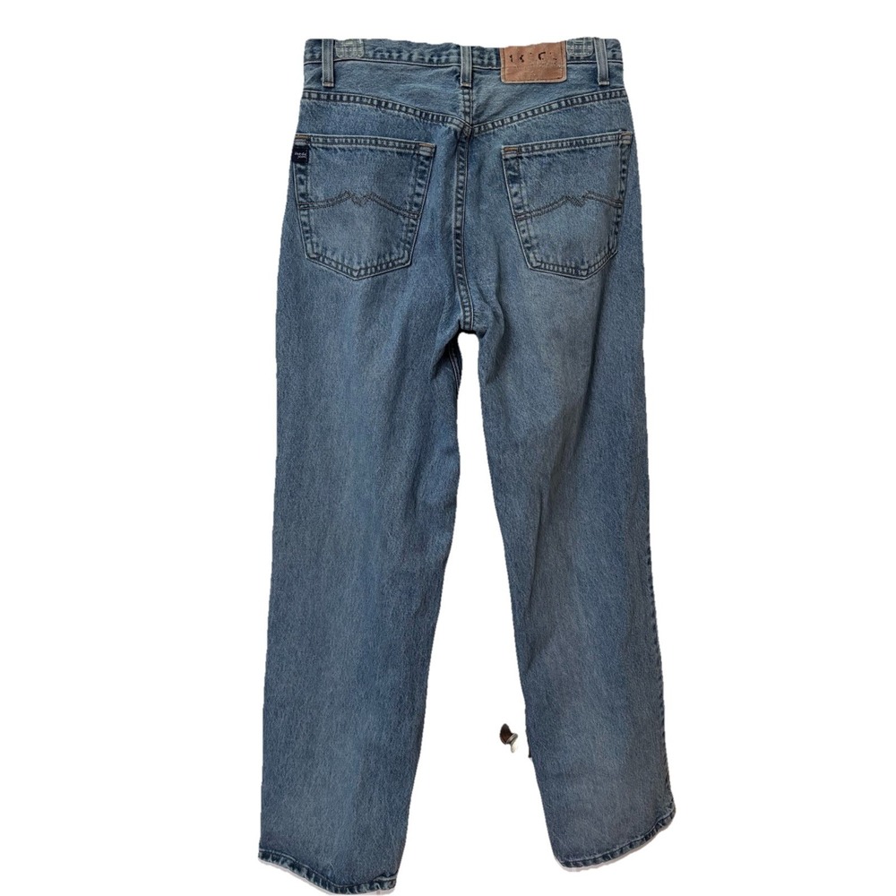 Vintage Ikeda Jeans 31 Light Wash 90s Straight Leg Blue Dad Mom Urban Downtown‎
